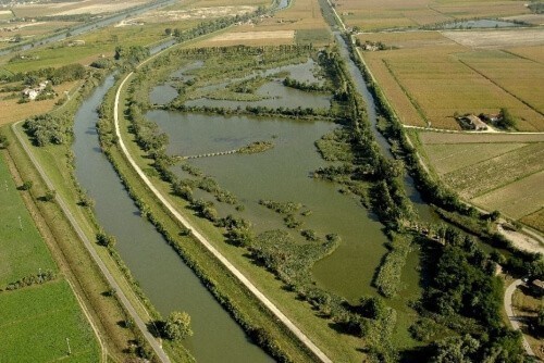 Oasi ca' di Mezzo visuale dall'alto
