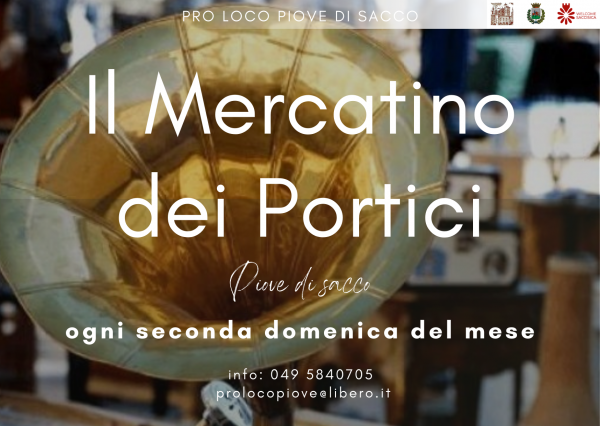 Locandina evento Mercatino dei Portici
