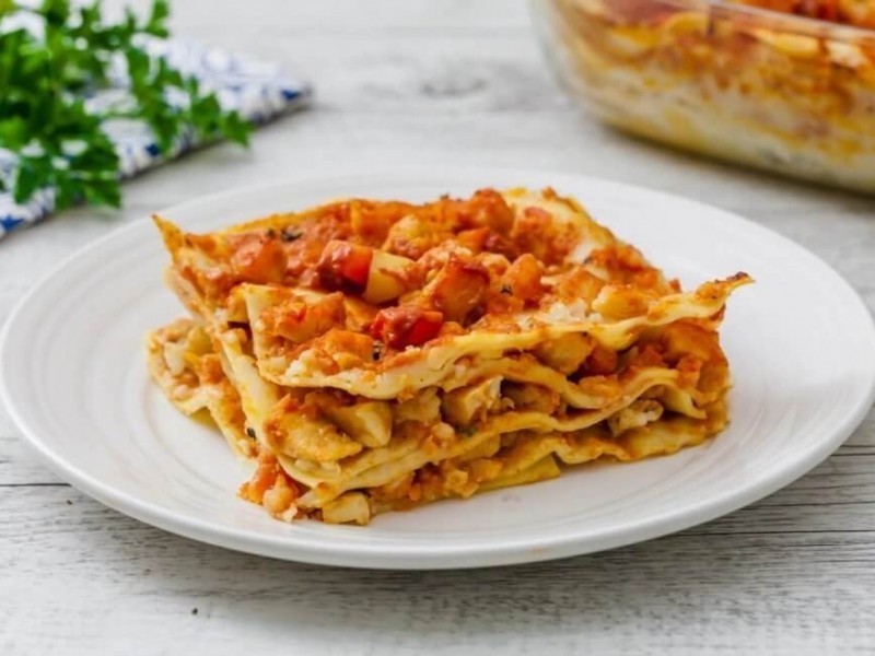 Primo piatto lasagne